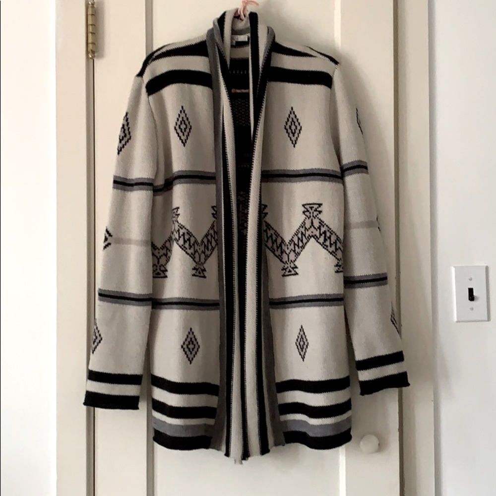 BB Dakota Fair Isle Open Knit Cardinal